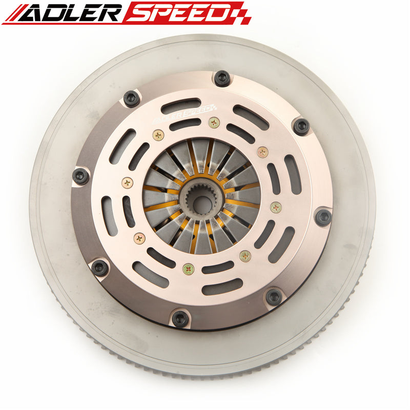 ADLERSPEED Racing & Street Clutch Twin Disc Kit Heavier WT For Lancer Evolution 4 5 6 7 8 9