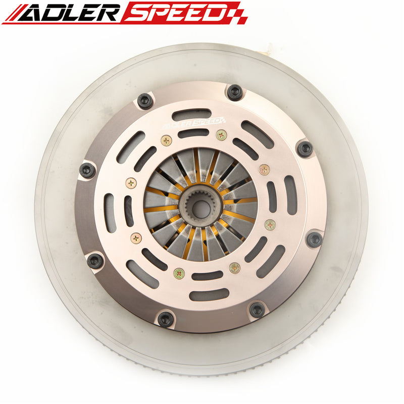 ADLERSPEED Racing & Street Clutch Twin Disc Kit Heavier WT For Lancer Evolution 4 5 6 7 8 9