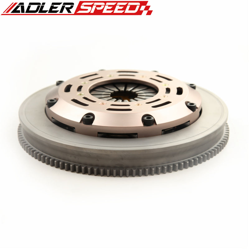 ADLERSPEED Racing & Street Clutch Twin Disc Kit Heavier WT For Lancer Evolution 4 5 6 7 8 9