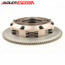 US SHIP ! ADLERSPEED Sprung Twin Disc Clutch Kit Standard For 2008-2014 Mitsubishi Evo X 4B11T