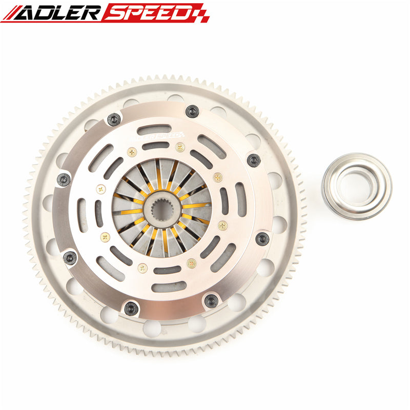 ADLERSPEED Racing /Street Twin Disc Clutch For 89-91 CIVIC CRX 1.5L 1.6L D15 D16
