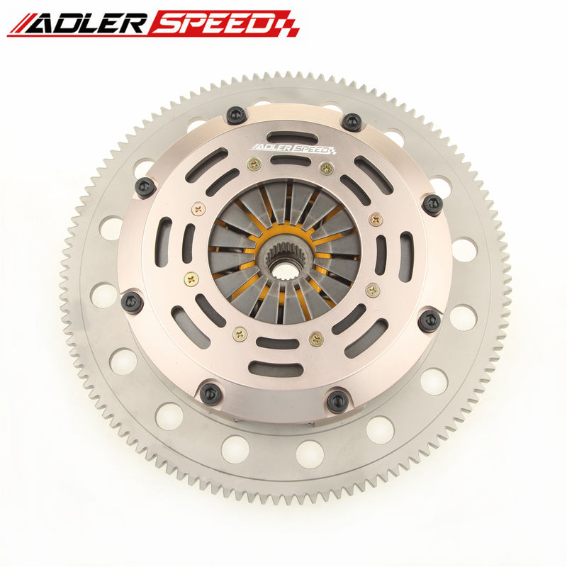 US SHIP ADLERSPEED SPRUNG TWIN DISC CLUTCH FOR HONDA ACCORD PRELUDE H22 H23 F22 F23
