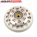 US SHIP ! ADLERSPEED Sprung Clutch Twin Disc Kit + Flywheel Medium For Nissan Skyline RB20DET RB25DET 5SPEED