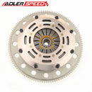 US SHIP ! ADLERSPEED SPRUNG TWIN DISC CLUTCH KIT FIT FOR LANCER EVO 4 5 6 7 8 9