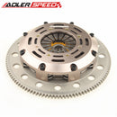 US SHIP ! ADLERSPEED SPRUNG TWIN DISC CLUTCH KIT FIT FOR LANCER EVO 4 5 6 7 8 9