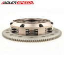 US SHIP ! ADLERSPEED SPRUNG TWIN DISC CLUTCH KIT FIT FOR LANCER EVO 4 5 6 7 8 9
