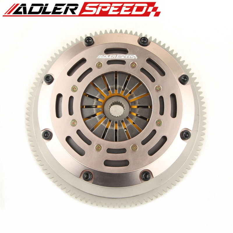 ADLERSPEED SPRUNG CLUTCH TWIN DISC KIT For 89-98 SUZUKI SIDEKICK X-90 1.6L
