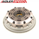 ADLERSPEED SPRUNG CLUTCH TWIN DISK For 89-98 SUZUKI SIDEKICK X-90 1.6L MEDIUM WT