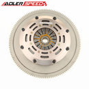 ADLERSPEED SPRUNG CLUTCH TWIN DISC for 04-18 SUBARU WRX STI EJ25 6 SPEED