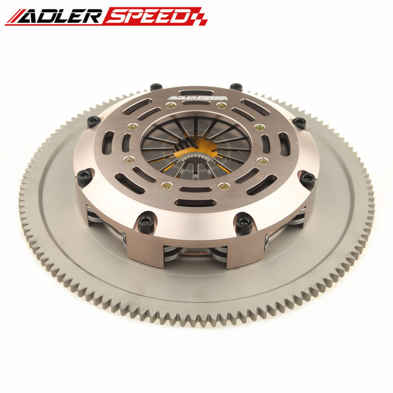 ADLERSPEED SPRUNG CLUTCH TWIN DISC for 04-18 SUBARU WRX STI EJ25 6 SPEED
