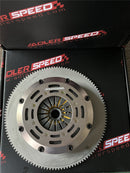 ADLERSPEED Sprung Clutch Twin Disc For HONDA CIVIC Si K20 K24 ACURA RSX TSX