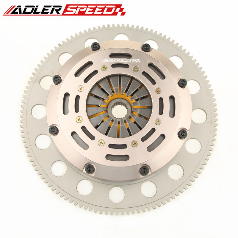 US SHIP ! ADLERSPEED Sprung Clutch Twin Disc Medium For HONDA CIVIC Si K20 K24 ACURA RSX