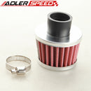 New Universal 25mm 1" Car Cold Air Intake Filter Turbo Vent Crankcase Breather