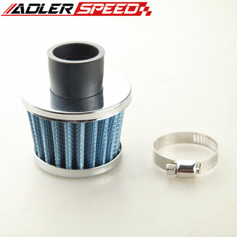 New Universal 25mm 1" Car Cold Air Intake Filter Turbo Vent Crankcase Breather