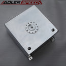 AU SHIP Non Sensor Aluminum 40L /10 Gallon Fuel Cell Tank AN10 In/Outlet