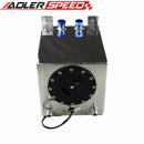 ADLER SPEED Universal Lightweight Aluminum 5 Gallon/20L Fuel Cell Tank &GM Sender Unit &Foam