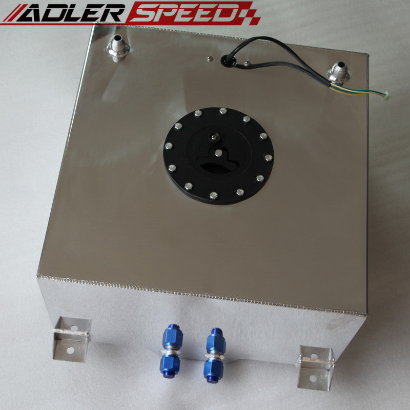 AU SHIP Fuel Cell 40L Litre 10 Gallon Aluminum Fuel Tank + Sender & Internal Foam Layer