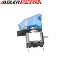 Car Racing On Off Aircraft Type Toggle Switch Control Flip Cover 12v Blue/Green/Red/Yellow/Silver