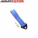 High Strenght Racing Tow Strap Set For Front/ Rear Bumper Hook Truck/ SUV Black /Red/Silver/Blue/Green