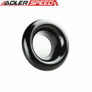 US SHIP Universal Velocity Stack 3" inch Short Ram Cold Air Intake Turbo Horn Black