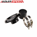 UNIVERSAL 3" Black VELOCITY STACK FOR COLD/RAM ENGINE AIR INTAKE/TURBO HORN