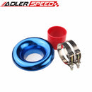 3.5" BLUE UNIVERSAL VELOCITY STACK FOR COLD/RAM ENGINE AIR INTAKE/TURBO HORN