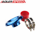 New 4" BLUE UNIVERSAL VELOCITY STACK FOR COLD/RAM ENGINE AIR INTAKE/TURBO HORN