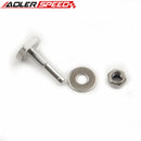 Soft Mount Vacuum Line Fitting Kit 6mm Silicone Hose Lock Nut Washer O-ring Seal