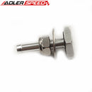 CNC Aluminum Soft Mount Vacuum Line Fitting Kit For 10mm Vacuum Hose