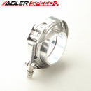 US SHIP ! 3'' Turbo Pipe Stainless Steel Quick Release V-Band Clamp + Aluminum Flanges Kit