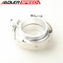 US SHIP !  2'' Quick Release V-Band Clamp Stainless Steel Aluminum Flange Turbo Pipe