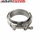 USA 4'' V-Band Flange & Clamp Kit For Turbo Exhaust Downpipes Mild Steel Flange