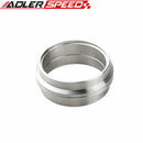 1.5"/2"/2.5"/2.75"/3"/3.5"/4" Self Aligning Male/Female V-Band Vband Clamp CNC Mild Steel Flange Kit