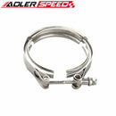 1.5"/1.75"/2"/ 2.5" /2.75"/3" /3.5"/4" Self Aligning Male/Female V-Band Vband Clamp CNC Stainless Steel Flange Kit