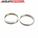 1.5"/1.75"/2"/ 2.5" /2.75"/3" /3.5"/4" Self Aligning Male/Female V-Band Vband Clamp CNC Stainless Steel Flange Kit