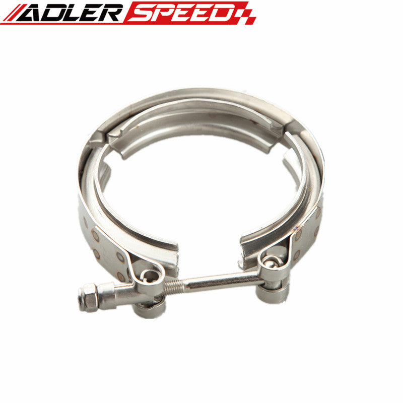 1.5"/1.75"/2" /2.25"/2.5"/2.75"/3"/3.5"/4" V-Band Vband Clamp CNC Stainless Steel Flange Flanges Kit Turbo Downpipes