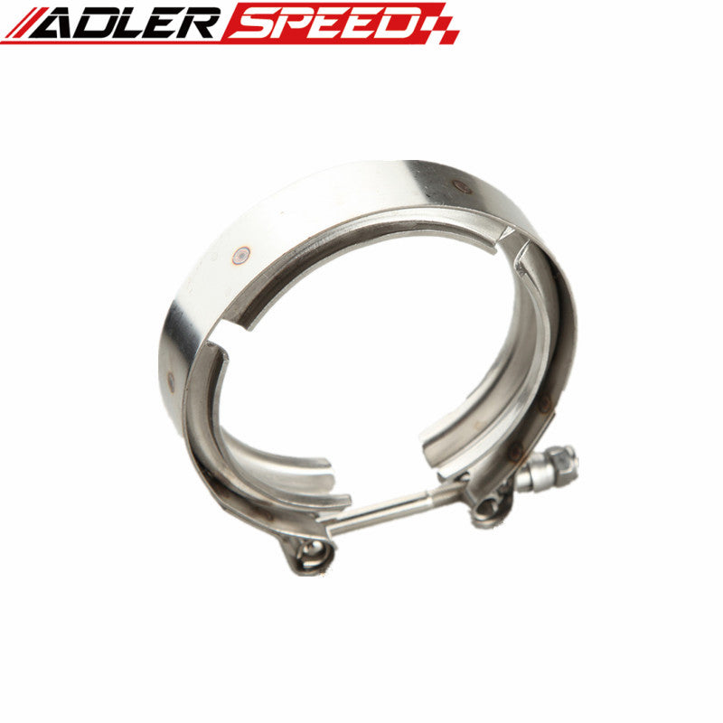 1.5"/1.75"/2" /2.25"/2.5"/2.75"/3"/3.5"/4" V-Band Vband Clamp CNC Stainless Steel Flange Flanges Kit Turbo Downpipes