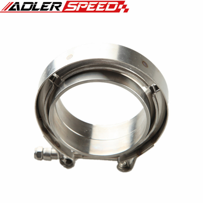 1.5"/1.75"/2" /2.25"/2.5"/2.75"/3"/3.5"/4" V-Band Vband Clamp CNC Stainless Steel Flange Flanges Kit Turbo Downpipes