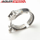 Stainless Steel Turbo Exhaust Quick Release V-Band Clamp + 1.5"/1.75"/2"/2.25"/2.5"/2.75"/3"  Flange Kit