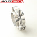 Stainless Steel Turbo Exhaust Quick Release V-Band Clamp + 1.5"/1.75"/2"/2.25"/2.5"/2.75"/3"  Flange Kit