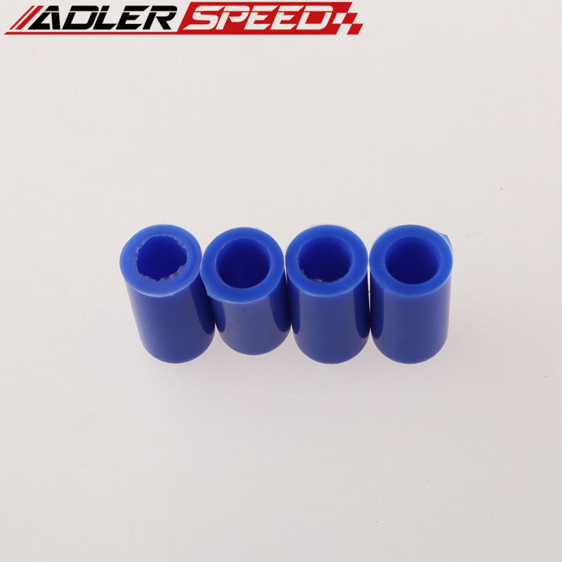 4PCS 28mm 1.1" Silicone Blanking Cap Intake Vacuum Hose End Bung Plug Caps Black/Blue