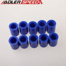 10PC 8mm /10mm/19mm Silicone Blanking Cap Intake Vacuum Hose End Bung Blk/Blu