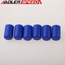 6pcs 1/4",5/16" ,5/8" 3/4" Silicone Blanking Cap Intake Vacuum Hose End Bung Plug