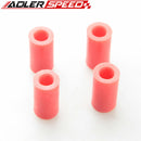 4PCS 25mm 0.99" Silicone Blanking Cap Intake Vacuum Hose End Bung Plug Cap Black/Red