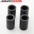 4PCS 25mm 0.99" Silicone Blanking Cap Intake Vacuum Hose End Bung Plug Cap Black/Red