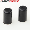 2PCS 25mm 0.99" Silicone Blanking Cap Intake Vacuum Hose End Bung Plug Cap Black