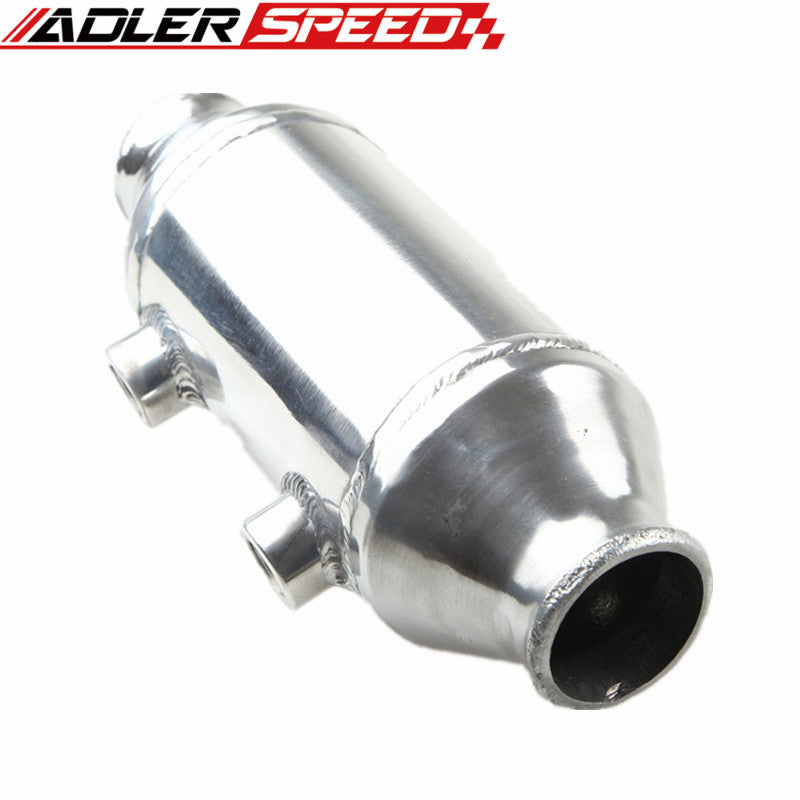 2.25" Inlet Outlet Water to Air Intercooler 4" OD x 6" Core Length Barrel Style