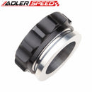 US SHIP BLACK 2.5" 63.5mm Aluminum Weld On Filler Neck and Cap Oil Fuel Water Tank