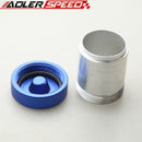 Blue 1.5" ID Aluminium Alloy Weld On Filler Neck And Cap - Dry Sump Fuel Tank