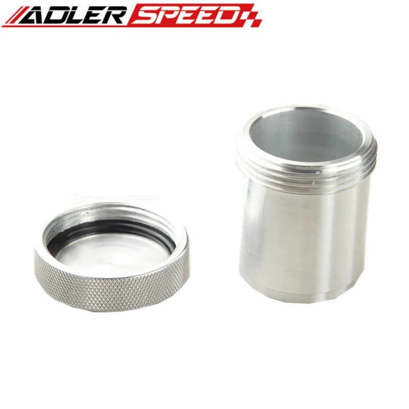 Silver  1.5" ID Aluminium Alloy Weld On Filler Neck & Cap Dry Sump ,Fuel Tank